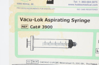 Stafford 3900 Vacu-Lok Aspirationg Syringe (x) - Box of 5